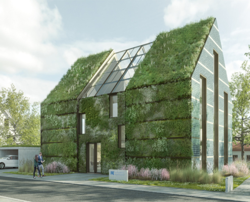 Bürogebäude mit Tiefgarage